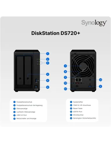 Synology Diskstation DS720+ NAS
