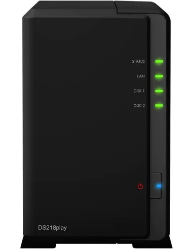 Synology DS218Play Servidor NAS Negro