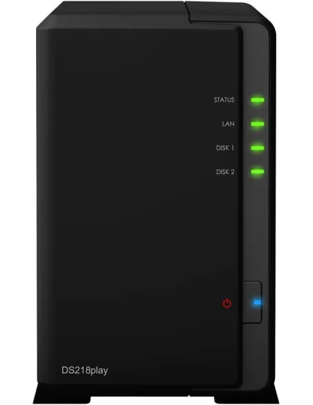 Synology DS218Play Servidor NAS Negro