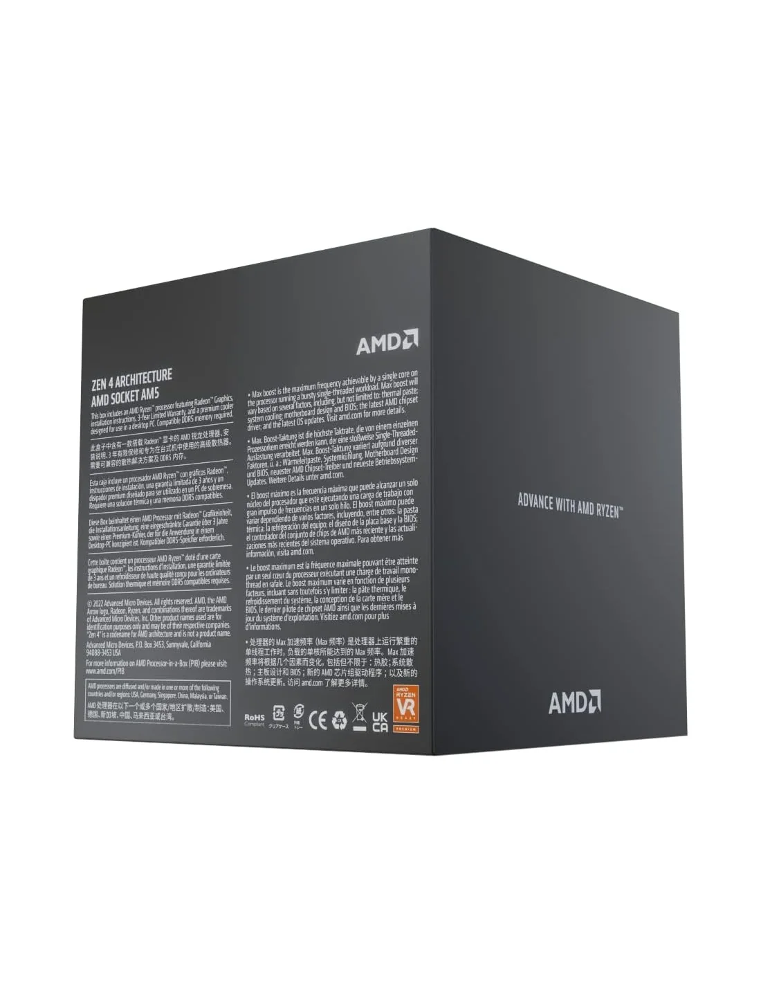 AMD Ryzen 9 7900 3.7/5.4 GHz Box