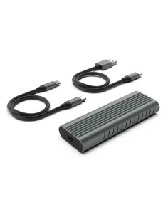 Ewent EW7025 Caja para Disco Duro Externo  SSD M.2 Gris-AAACET0266