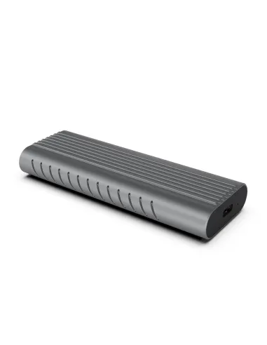 Ewent EW7025 Caja para Disco Duro Externo  SSD M.2 Gris