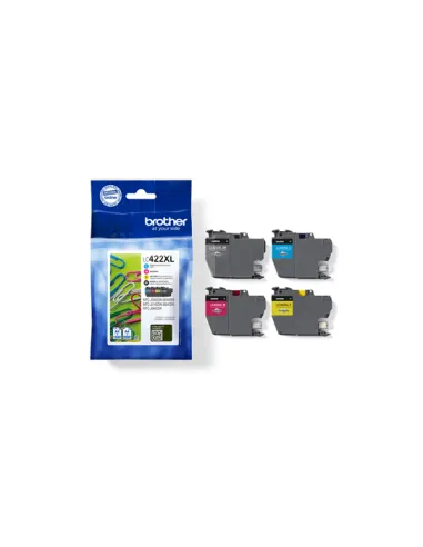 Brother LC422XL Multipack 4 Cartuchos de Tinta Negro/Cian/Magenta/Amarillo