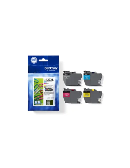 Brother LC422XL Multipack 4 Cartuchos de Tinta Negro/Cian/Magenta/Amarillo