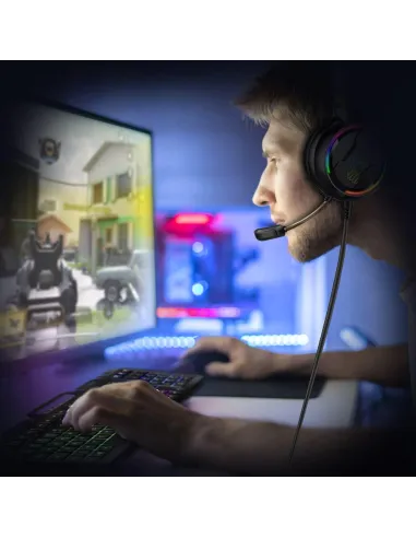 Spirit of Gamer CLS-PMK5 Kit Teclado + Ratón + Alfombrilla RGB Gaming Negro