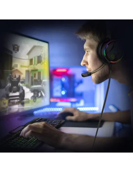 Spirit of Gamer CLS-PMK5 Kit Teclado + Ratón + Alfombrilla RGB Gaming Negro