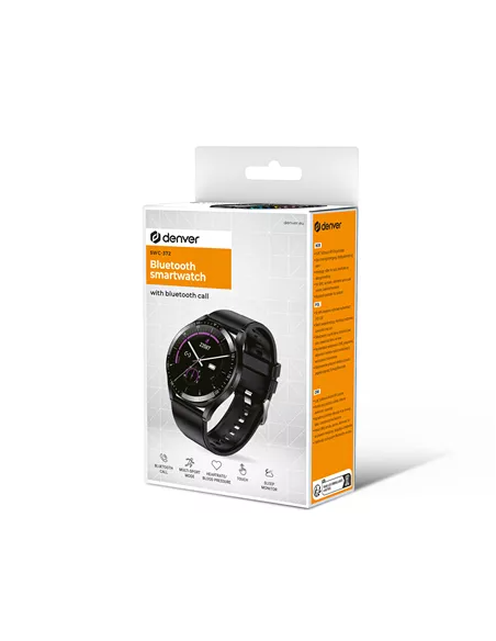 Denver SWC-372 Smartwatch IP54 Bluetooth Negro