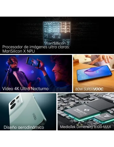 OPPO Reno8 Pro 5G 8/256GB Verde