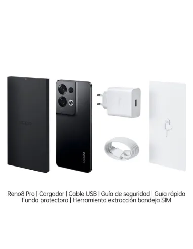 OPPO Reno8 Pro 5G 8/256GB Negro