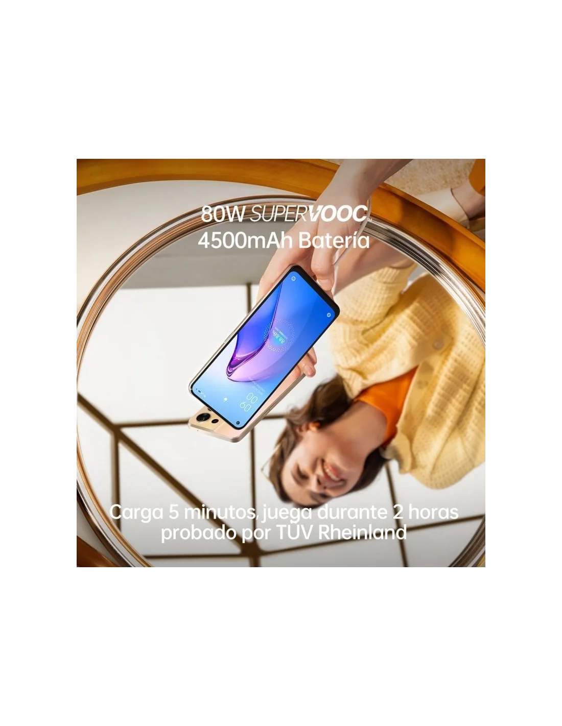 Oppo Reno8 5G 8/256GB Dorado