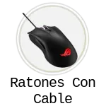 ratones con cable
