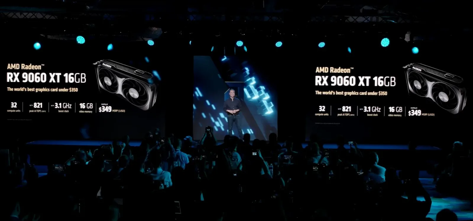 AMD presenta oficialmente en Computex la RX 9060 XT de 8 y 16 GB