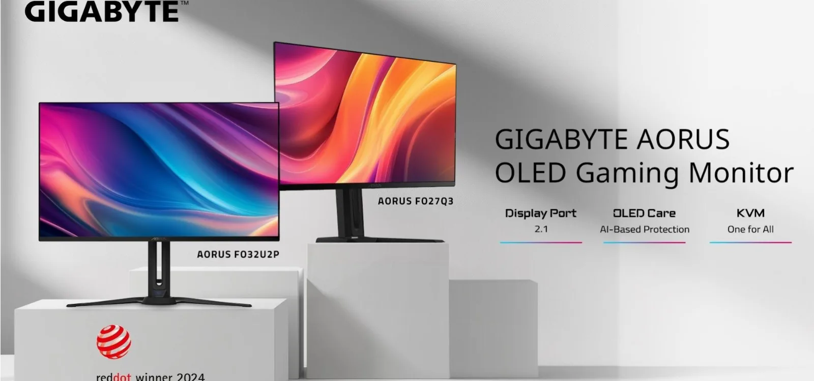 Descubre los Nuevos Monitores Gigabyte QD-OLED: Innovación en 27 y 32 Pulgadas con 1440p y 4K