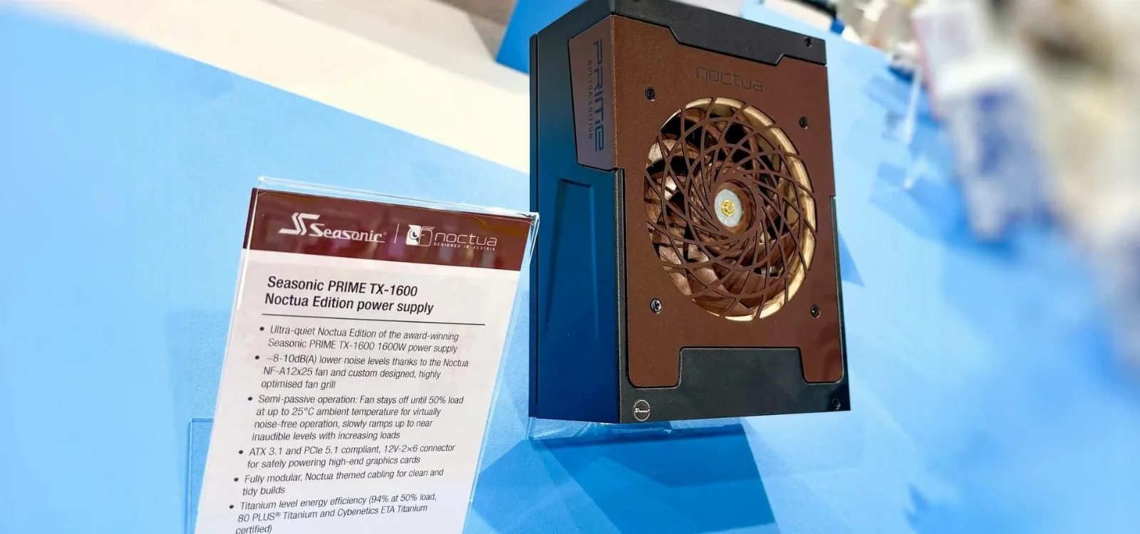 Descubre la Nueva Fuente de Alimentación Seasonic PRIME TX-1600 Noctua Edition: Potencia y Silencio en Perfecta Armonía