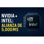 Nvidia salva a INTEL : invierte 5.000 millones para los chips del futuro
